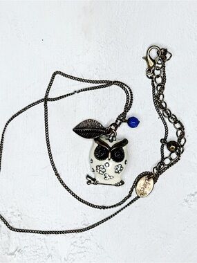 5884u. Bronze Owl Necklace Claire’s